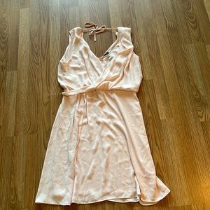Blush pink White House Black Market cocktail dress